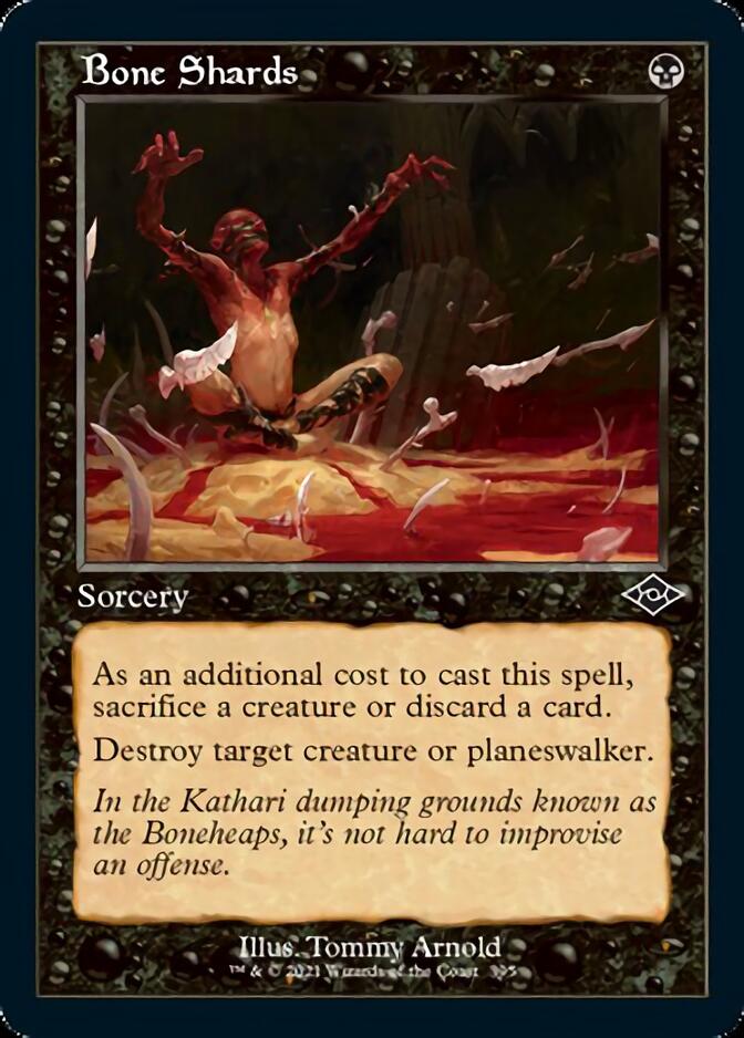 Bone Shards (Retro Foil Etched) [Modern Horizons 2] | Jomio and Rueliete's Cards and Comics