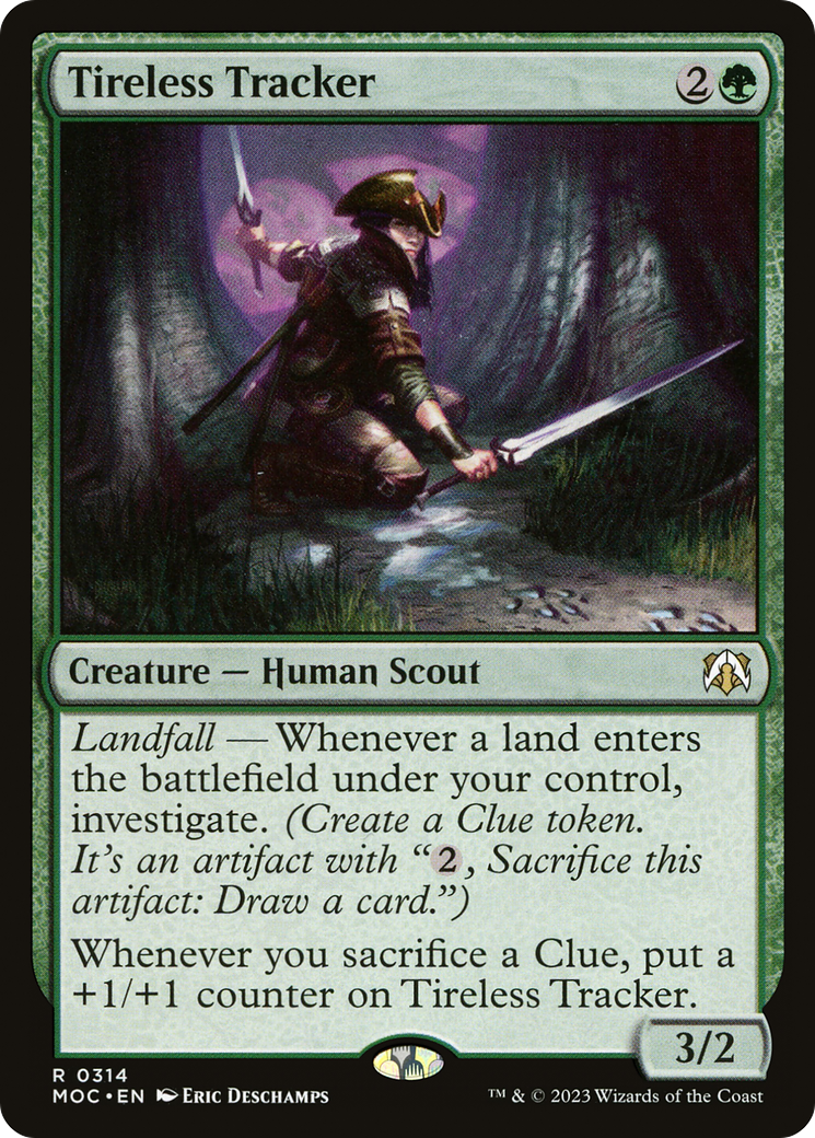 Tireless Tracker [March of the Machine Commander] | Jomio and Rueliete's Cards and Comics