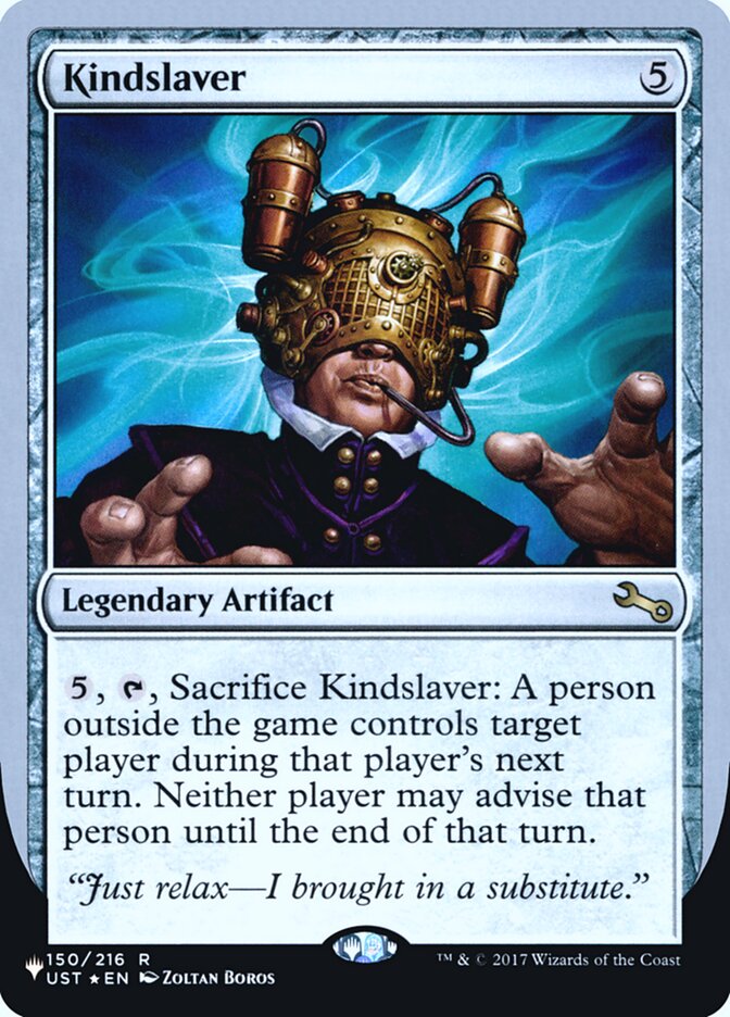 Kindslaver (Unfinity Foil Edition) [The List] | Jomio and Rueliete's Cards and Comics