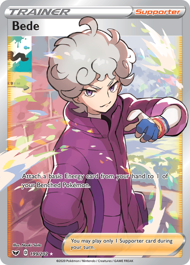 Bede (199/202) [Sword & Shield: Base Set] | Jomio and Rueliete's Cards and Comics