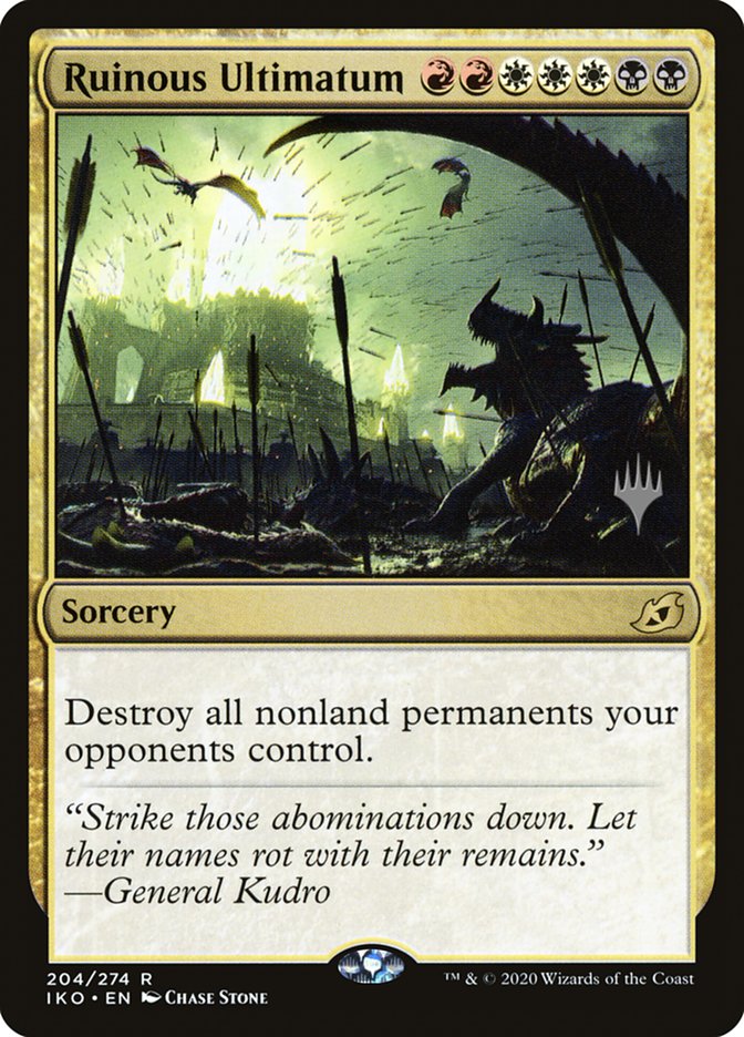 Ruinous Ultimatum (Promo Pack) [Ikoria: Lair of Behemoths Promos] | Jomio and Rueliete's Cards and Comics