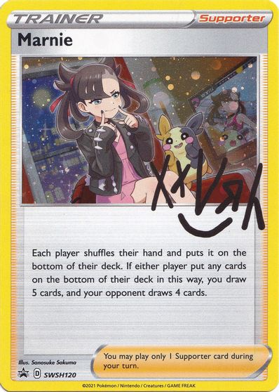 Marnie (SWSH120) [Sword & Shield: Black Star Promos] | Jomio and Rueliete's Cards and Comics