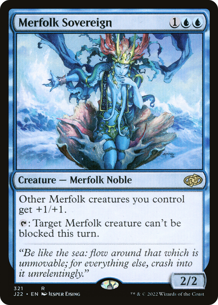 Merfolk Sovereign [Jumpstart 2022] | Jomio and Rueliete's Cards and Comics