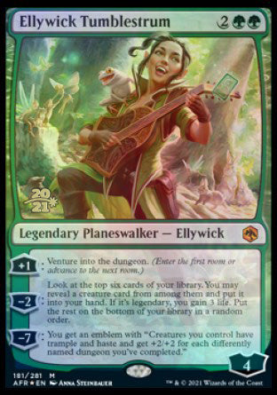 Ellywick Tumblestrum [Dungeons & Dragons: Adventures in the Forgotten Realms Prerelease Promos] | Jomio and Rueliete's Cards and Comics