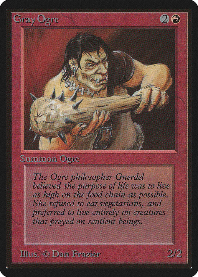 Gray Ogre [Beta Edition] | Jomio and Rueliete's Cards and Comics