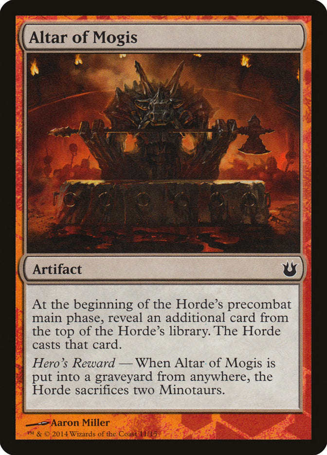 Altar of Mogis [Born of the Gods Battle the Horde] | Jomio and Rueliete's Cards and Comics