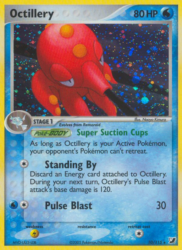 Octillery (10/115) [EX: Unseen Forces] | Jomio and Rueliete's Cards and Comics