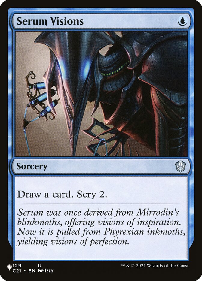 Serum Visions [Secret Lair: Heads I Win, Tails You Lose] | Jomio and Rueliete's Cards and Comics