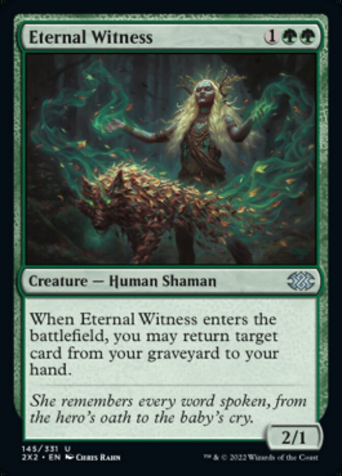 Eternal Witness [Double Masters 2022] | Jomio and Rueliete's Cards and Comics