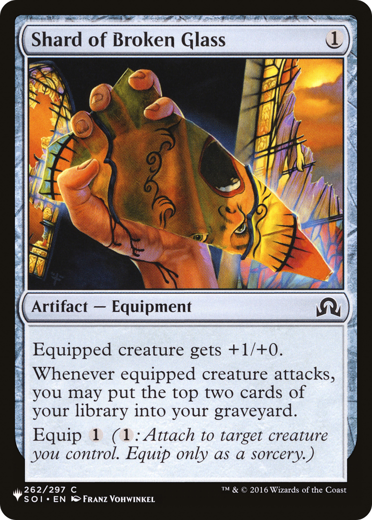Shard of Broken Glass [The List] | Jomio and Rueliete's Cards and Comics