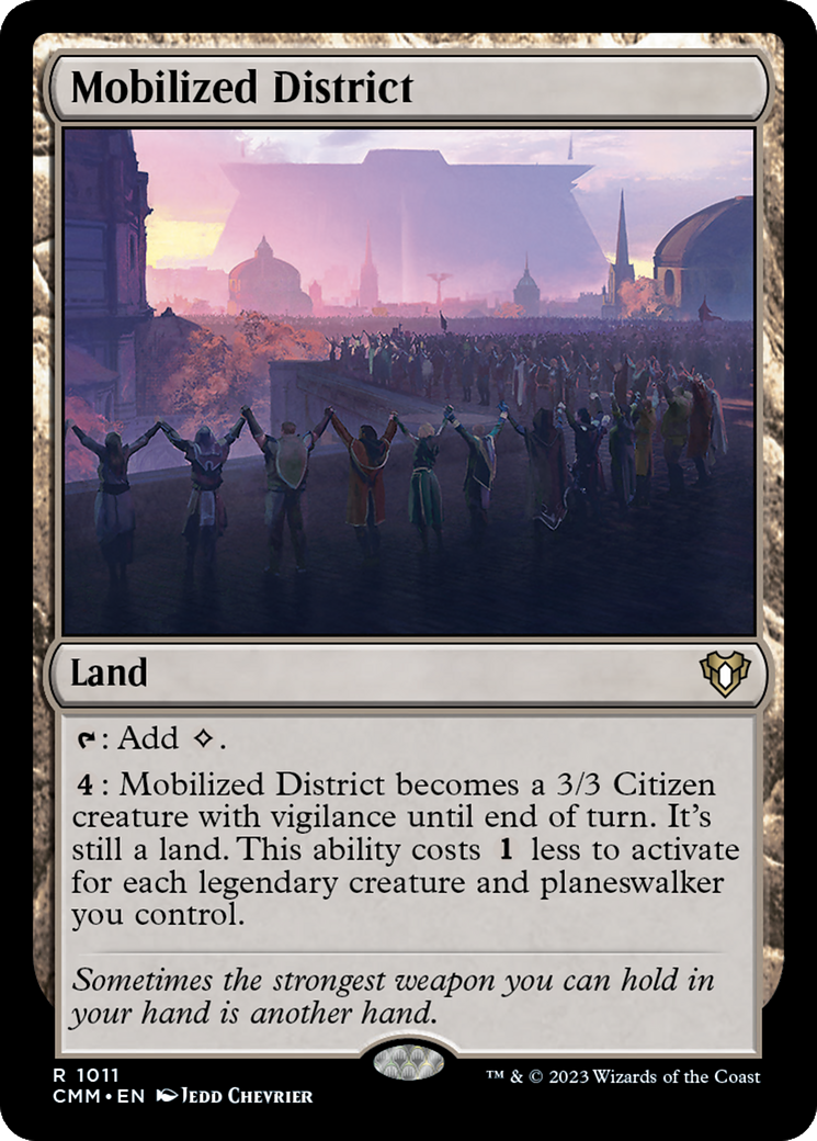 Mobilized District [Commander Masters] | Jomio and Rueliete's Cards and Comics