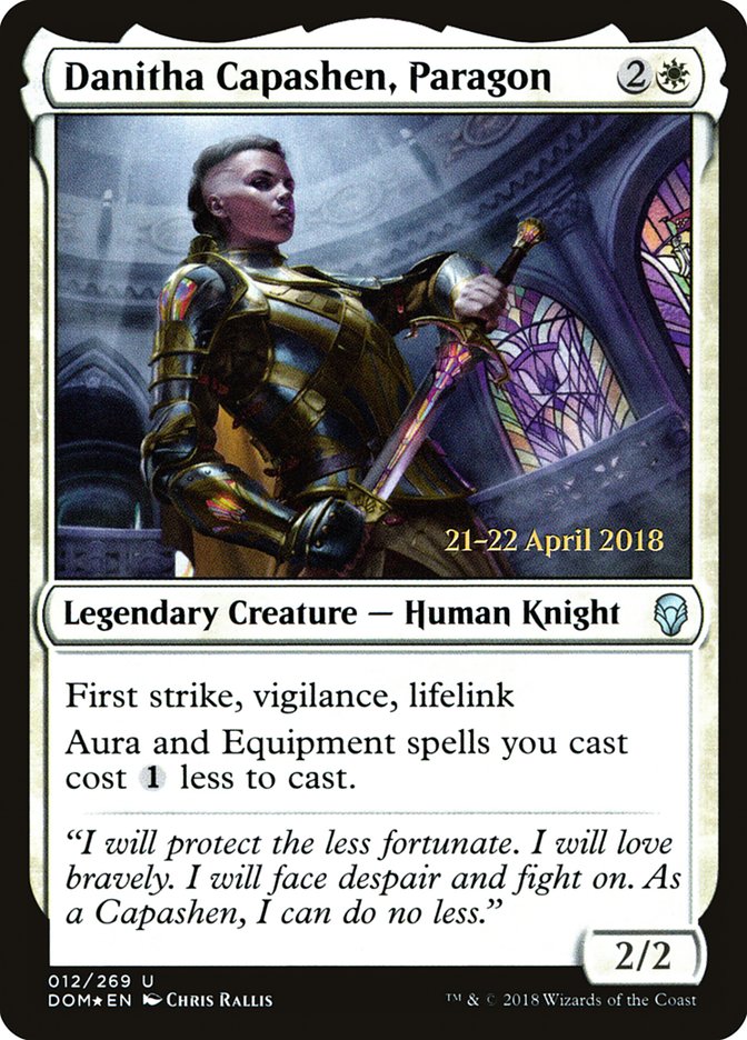 Danitha Capashen, Paragon [Dominaria Prerelease Promos] | Jomio and Rueliete's Cards and Comics