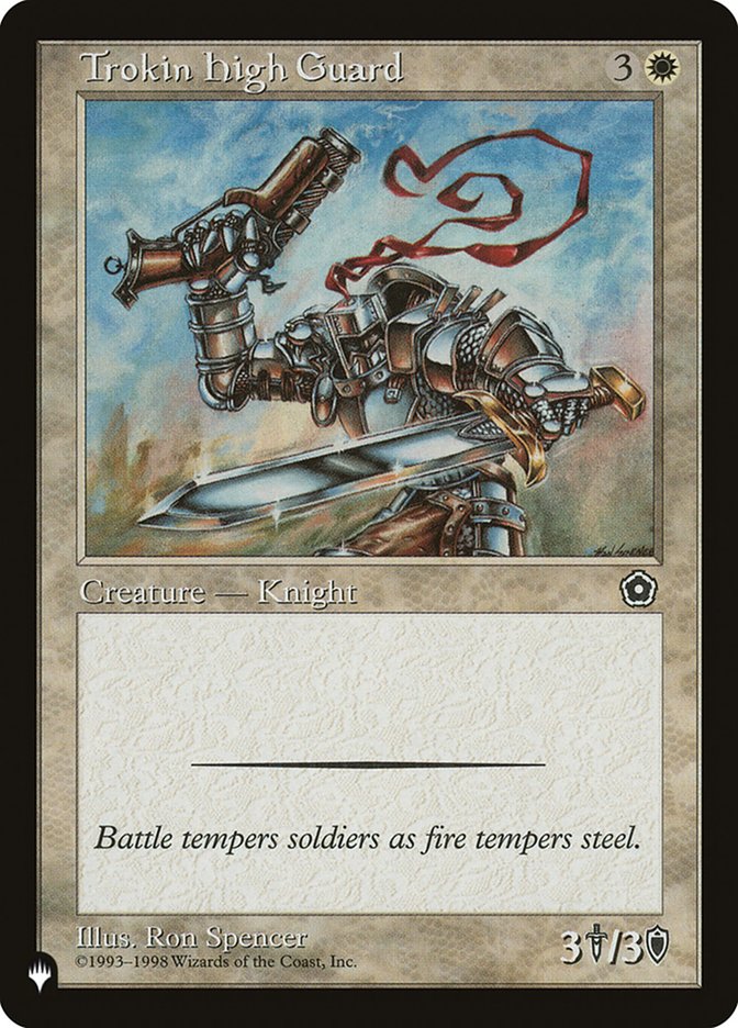 Trokin High Guard [The List] | Jomio and Rueliete's Cards and Comics