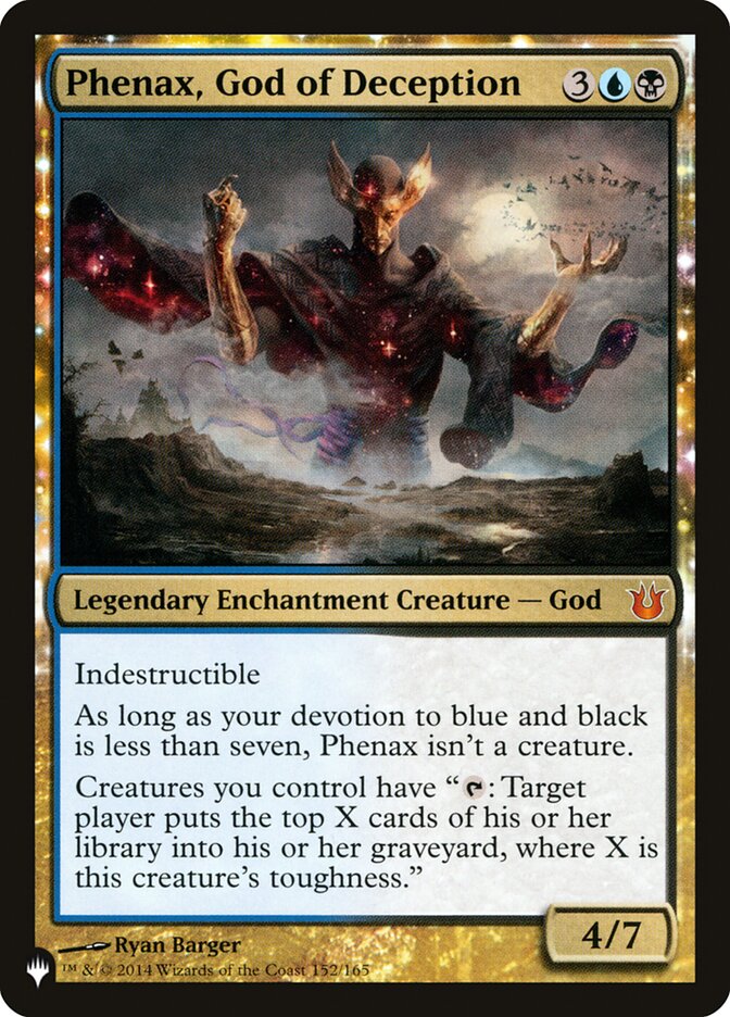 Phenax, God of Deception [The List] | Jomio and Rueliete's Cards and Comics