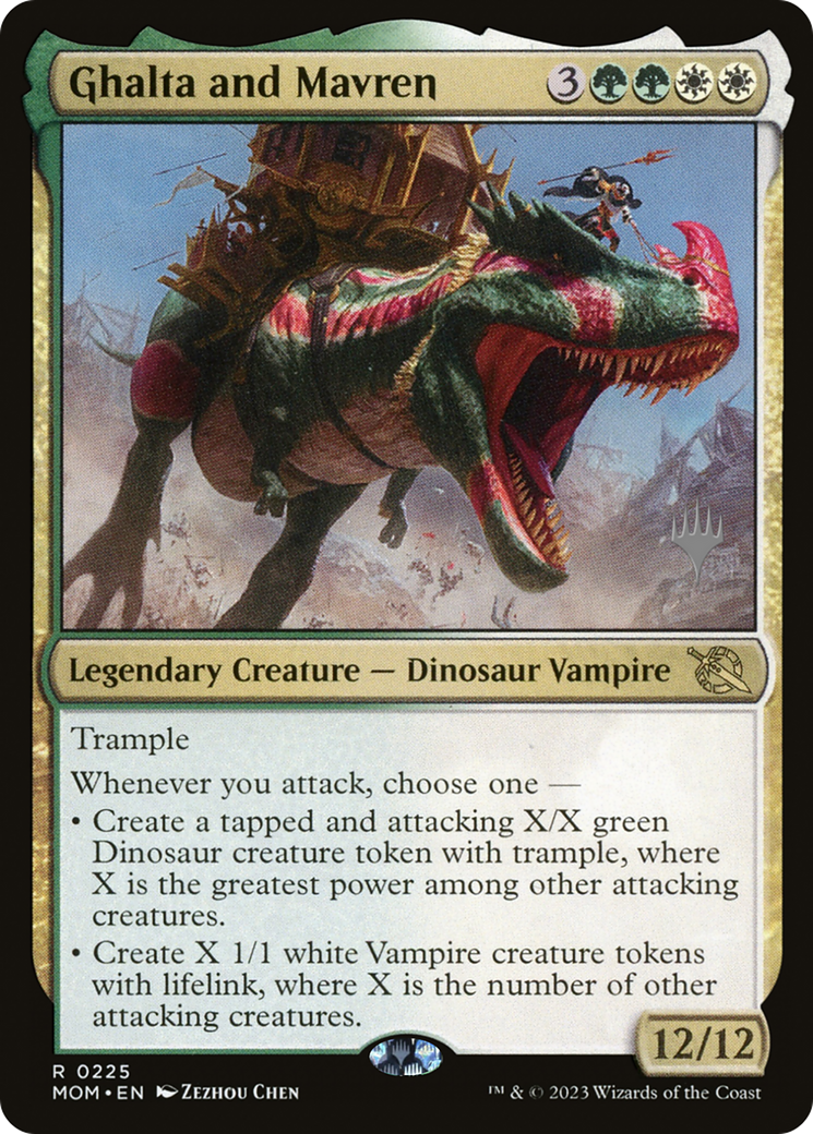 Ghalta and Mavren (Promo Pack) [March of the Machine Promos] | Jomio and Rueliete's Cards and Comics
