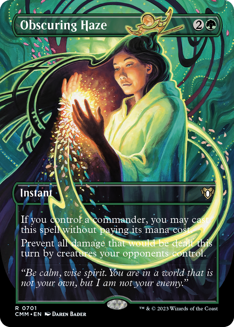 Obscuring Haze (Borderless Alternate Art) [Commander Masters] | Jomio and Rueliete's Cards and Comics