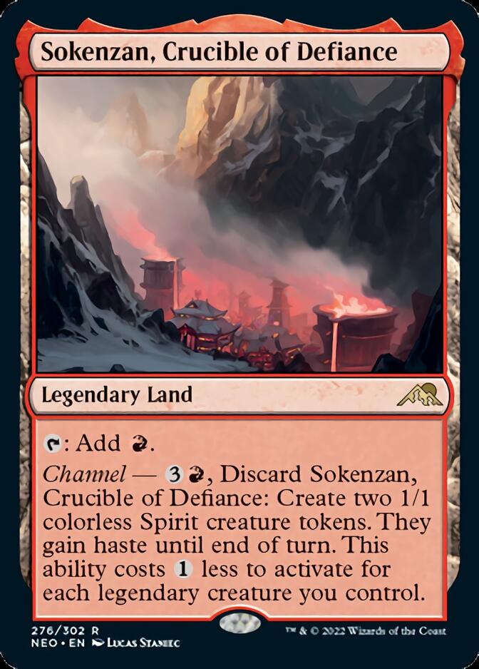 Sokenzan, Crucible of Defiance [Kamigawa: Neon Dynasty] | Jomio and Rueliete's Cards and Comics