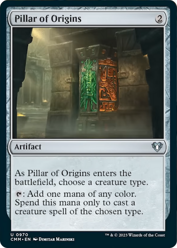 Pillar of Origins [Commander Masters] | Jomio and Rueliete's Cards and Comics