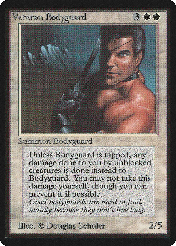 Veteran Bodyguard [Beta Edition] | Jomio and Rueliete's Cards and Comics