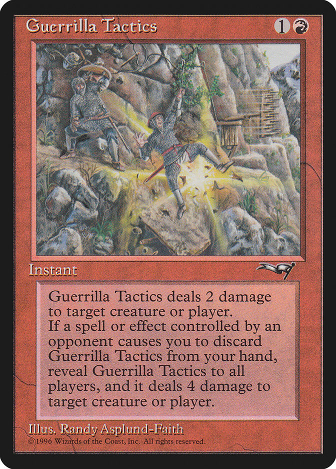 Guerrilla Tactics (Falling) [Alliances] | Jomio and Rueliete's Cards and Comics