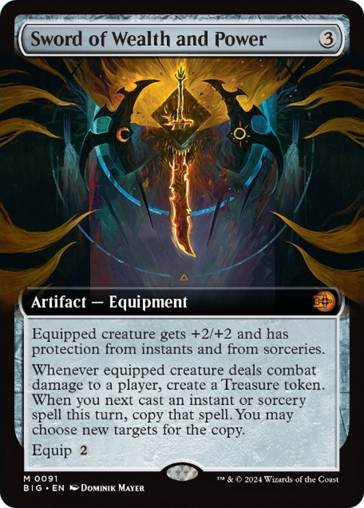 Sword of Wealth and Power (Extended Art) [Outlaws of Thunder Junction: The Big Score] | Jomio and Rueliete's Cards and Comics