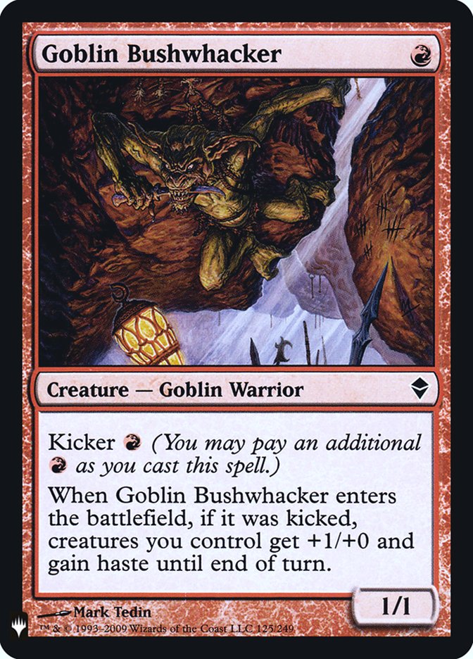 Goblin Bushwhacker [Mystery Booster] | Jomio and Rueliete's Cards and Comics