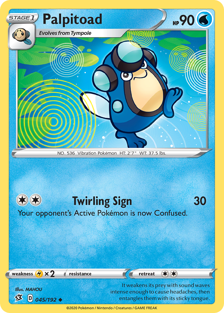 Palpitoad (045/192) [Sword & Shield: Rebel Clash] | Jomio and Rueliete's Cards and Comics