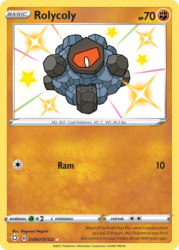 Rolycoly (SV067/SV122) [Sword & Shield: Shining Fates] | Jomio and Rueliete's Cards and Comics