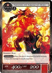 Bammoo, the Raging Fire Beast (1-062) [Starter Deck: Wolves of the Raging Flames] | Jomio and Rueliete's Cards and Comics