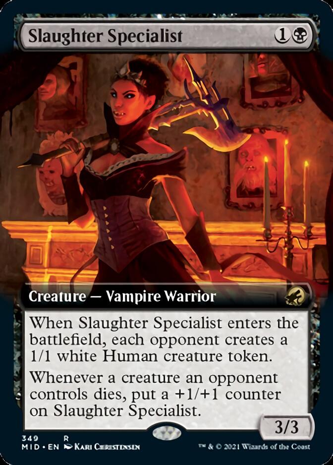 Slaughter Specialist (Extended Art) [Innistrad: Midnight Hunt] | Jomio and Rueliete's Cards and Comics