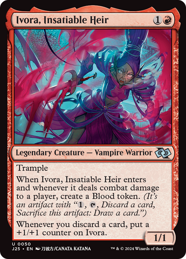 Ivora, Insatiable Heir (Anime) [Foundations Jumpstart] | Jomio and Rueliete's Cards and Comics