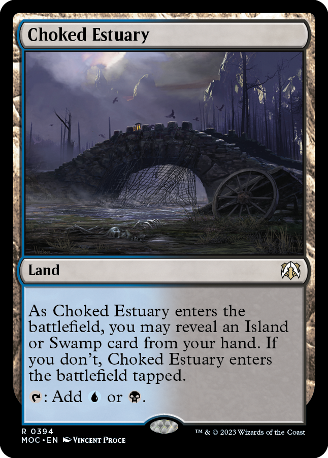 Choked Estuary [March of the Machine Commander] | Jomio and Rueliete's Cards and Comics