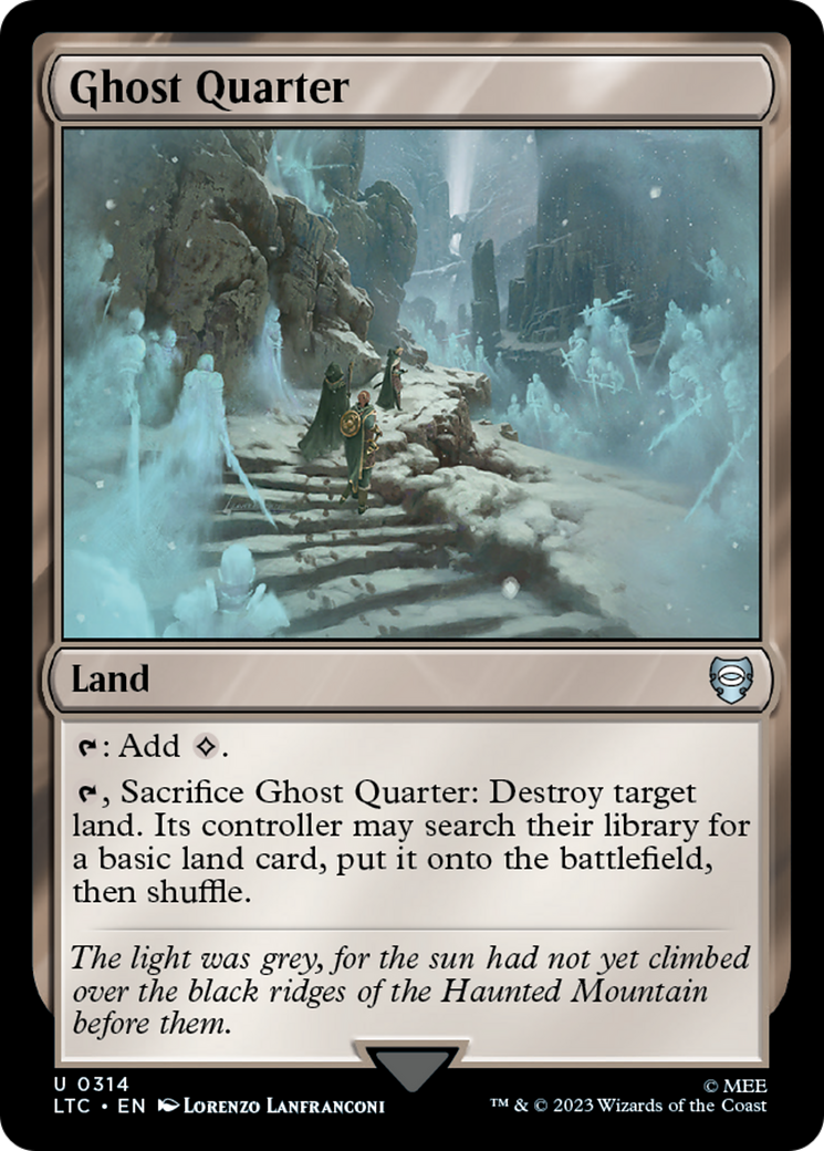 Ghost Quarter [The Lord of the Rings: Tales of Middle-Earth Commander] | Jomio and Rueliete's Cards and Comics