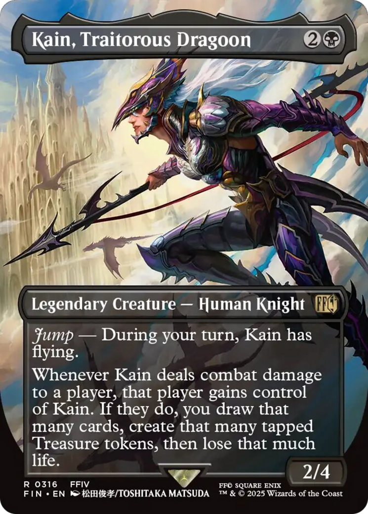 Kain, Traitorous Dragoon (Borderless) [FINAL FANTASY] | Jomio and Rueliete's Cards and Comics