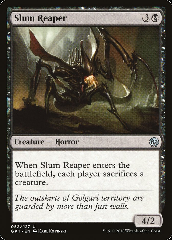 Slum Reaper [Guilds of Ravnica Guild Kit] | Jomio and Rueliete's Cards and Comics