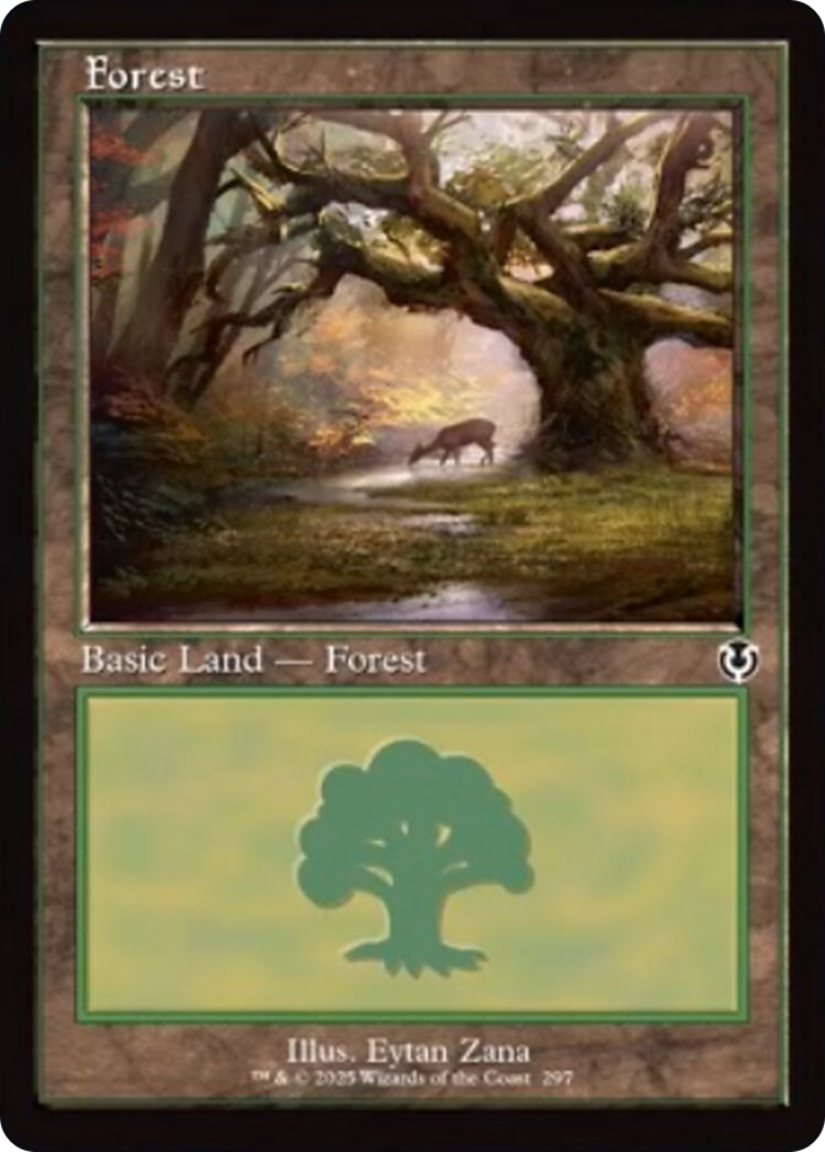 Forest (297) (Retro Frame) [Innistrad Remastered] | Jomio and Rueliete's Cards and Comics