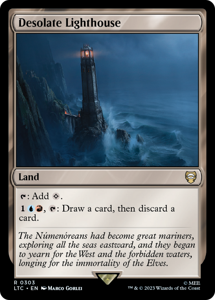 Desolate Lighthouse [The Lord of the Rings: Tales of Middle-Earth Commander] | Jomio and Rueliete's Cards and Comics