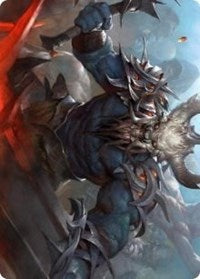 Frenzied Raider Art Card [Kaldheim Art Series] | Jomio and Rueliete's Cards and Comics