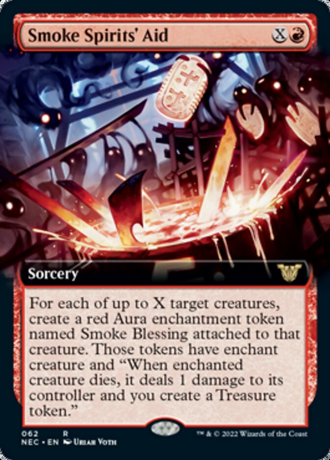 Smoke Spirits' Aid (Extended Art) [Kamigawa: Neon Dynasty Commander] | Jomio and Rueliete's Cards and Comics