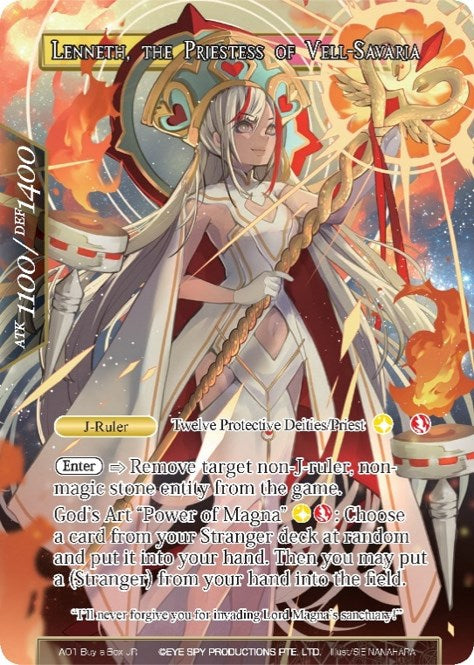 Lenneth, the Priestess of Vell-Savaria (A01 Buy a Box) [Promo Cards] | Jomio and Rueliete's Cards and Comics