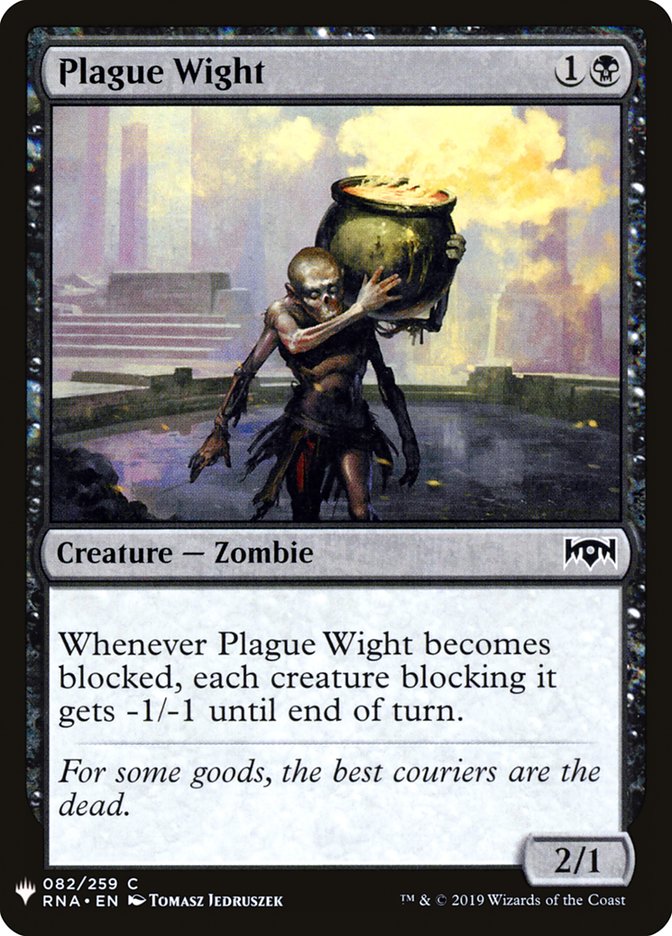 Plague Wight [Mystery Booster] | Jomio and Rueliete's Cards and Comics