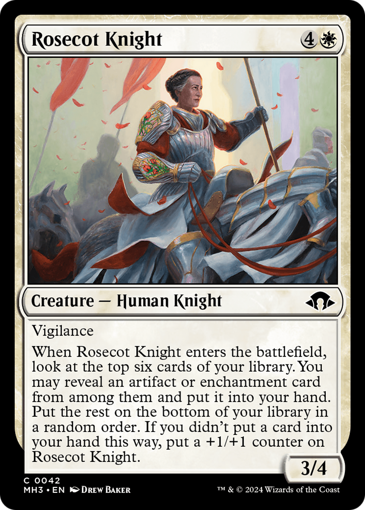 Rosecot Knight [Modern Horizons 3] | Jomio and Rueliete's Cards and Comics