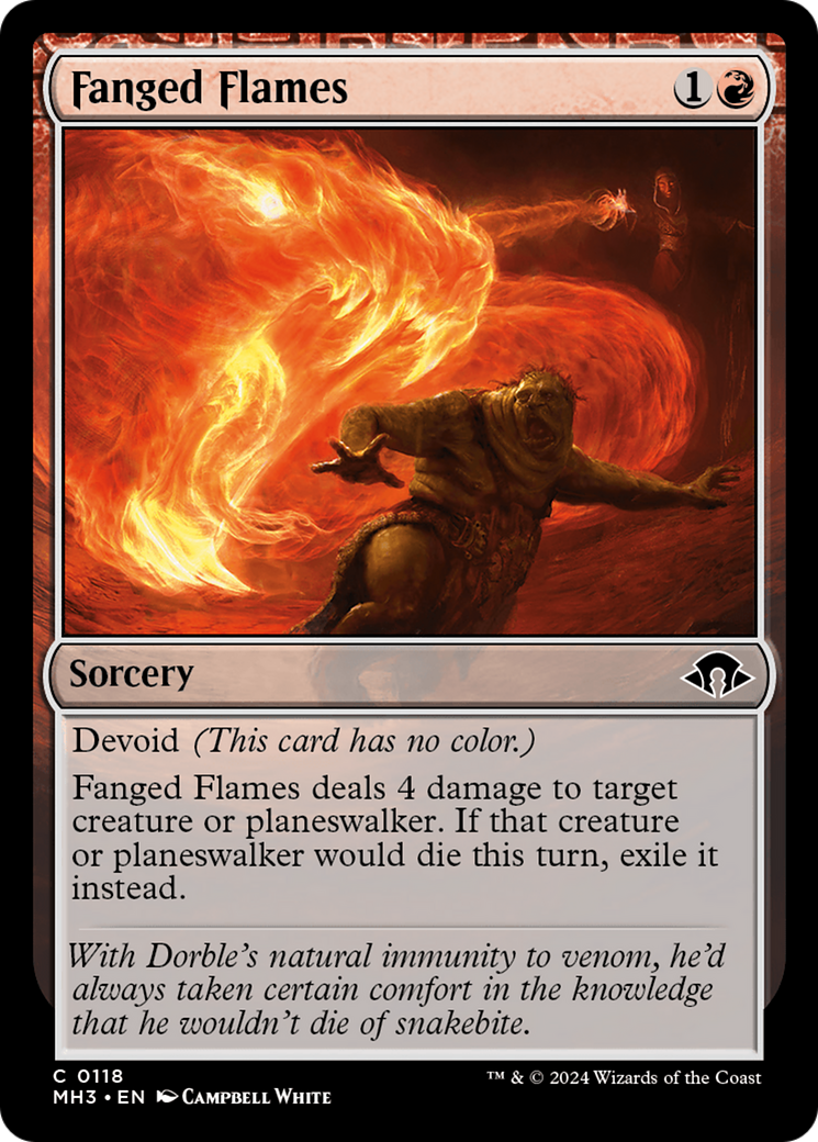 Fanged Flames [Modern Horizons 3] | Jomio and Rueliete's Cards and Comics