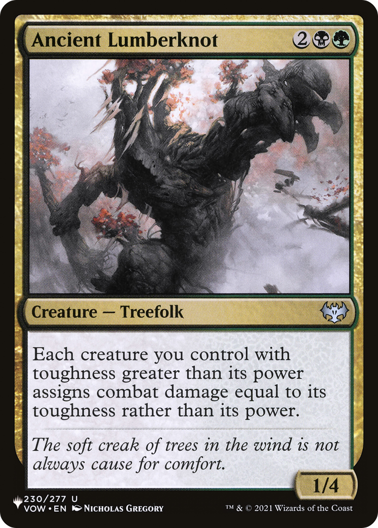 Ancient Lumberknot [The List] | Jomio and Rueliete's Cards and Comics