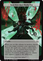 Your Own Face Mocks You (Full Art) [Duskmourn: Archenemy] | Jomio and Rueliete's Cards and Comics