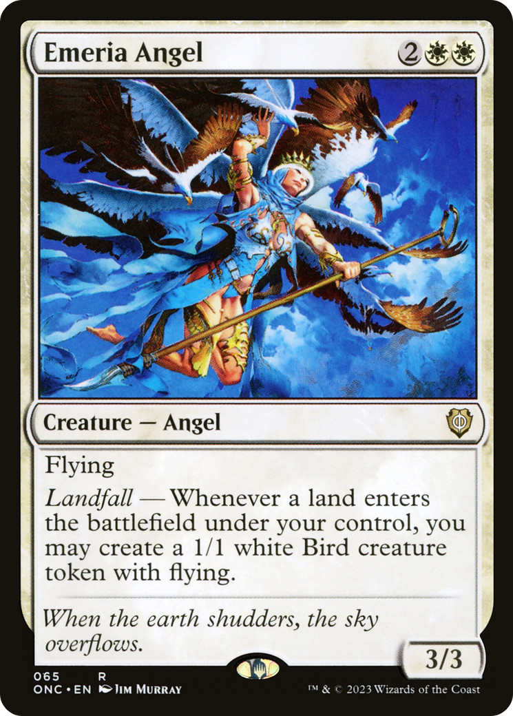 Emeria Angel [Phyrexia: All Will Be One Commander] | Jomio and Rueliete's Cards and Comics