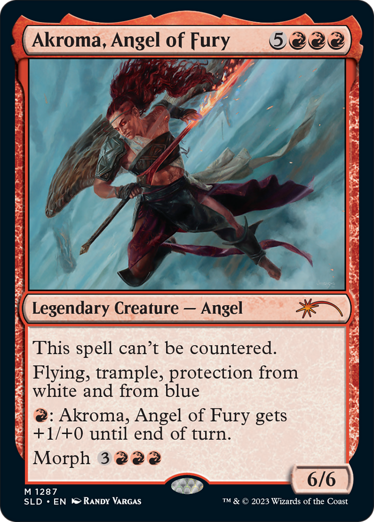 Akroma, Angel of Fury [Secret Lair Drop Series] | Jomio and Rueliete's Cards and Comics
