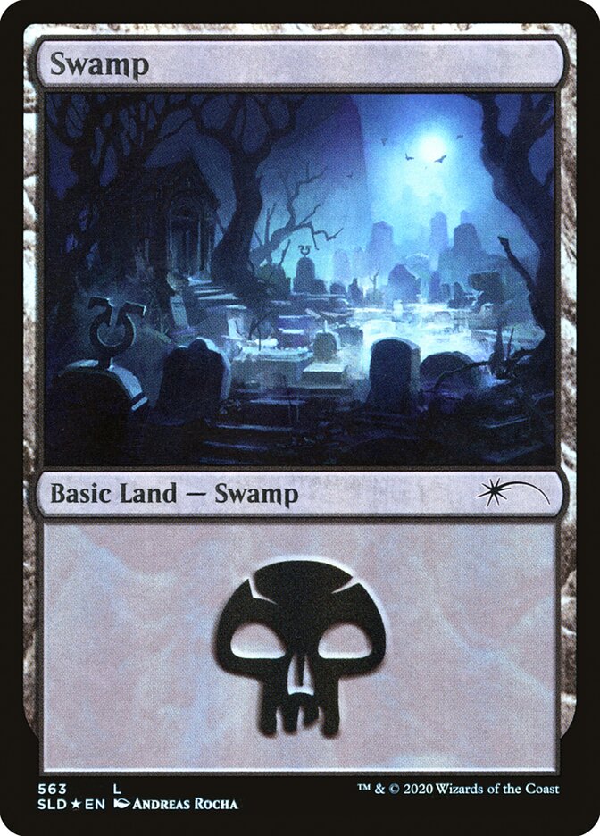 Swamp (Spooky) (563) [Secret Lair Drop Promos] | Jomio and Rueliete's Cards and Comics