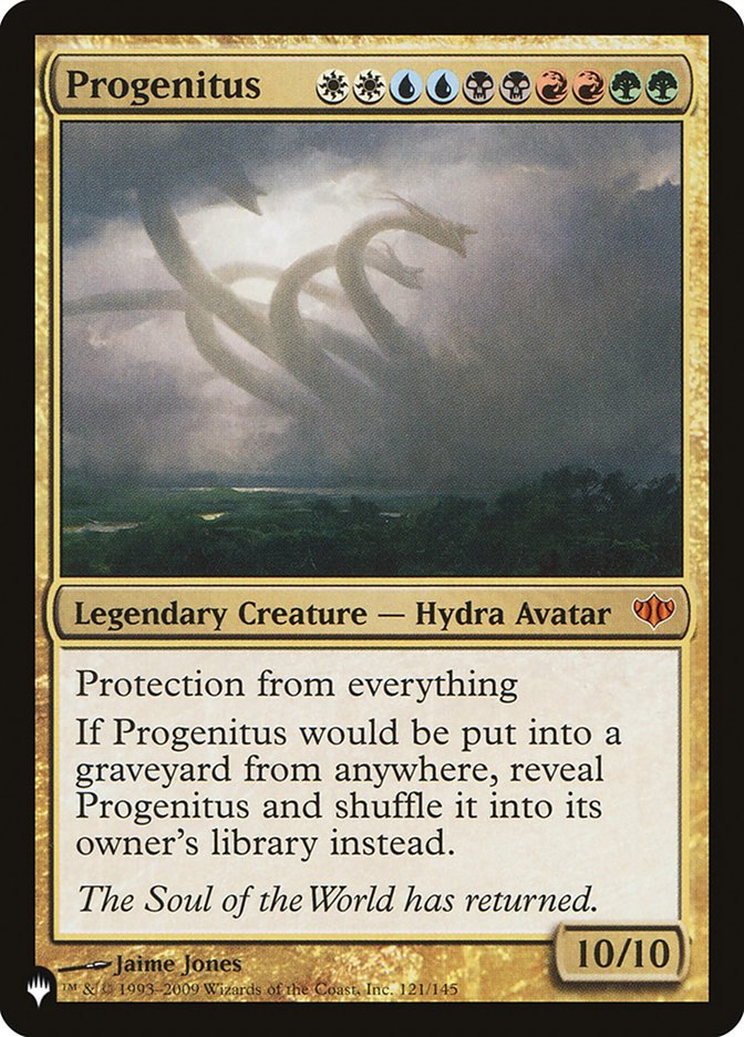 Progenitus [The List] | Jomio and Rueliete's Cards and Comics