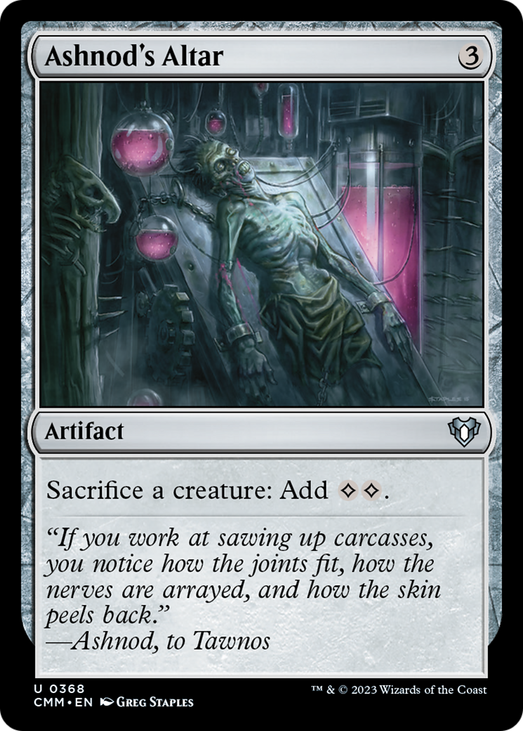 Ashnod's Altar [Commander Masters] | Jomio and Rueliete's Cards and Comics